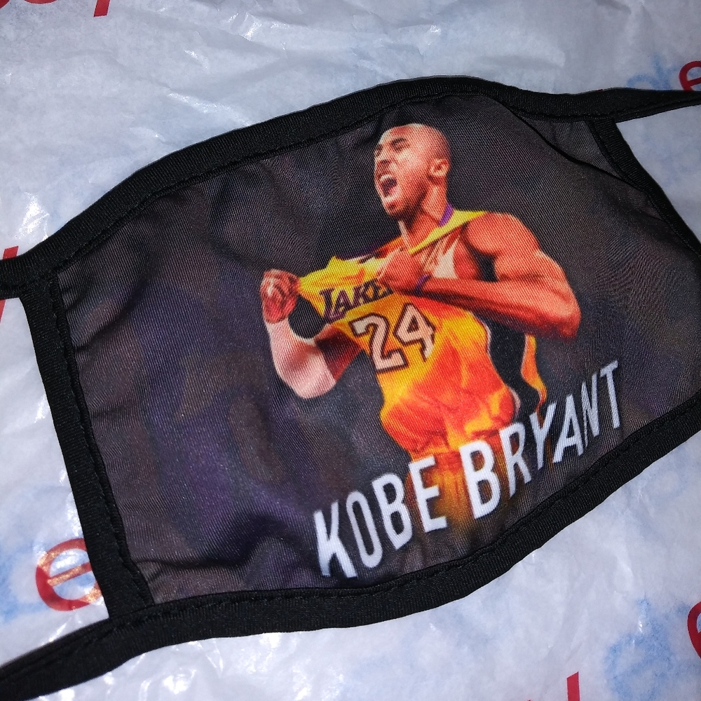 CLOTH Celebrating Kobe BRYANT #24 Face Mask Cover